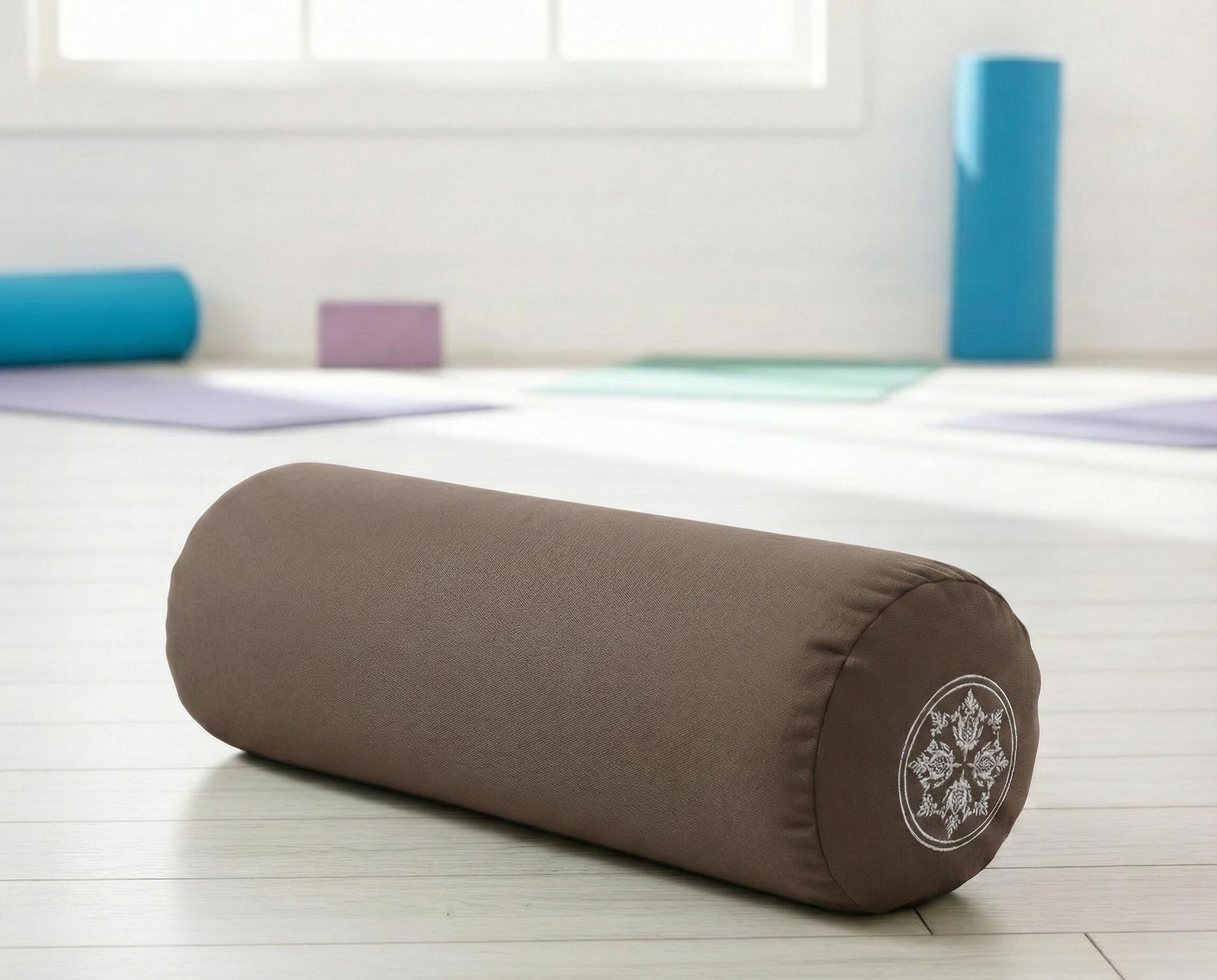 Yoga-Bolster - rund - vintage - cotton - basic 2/3