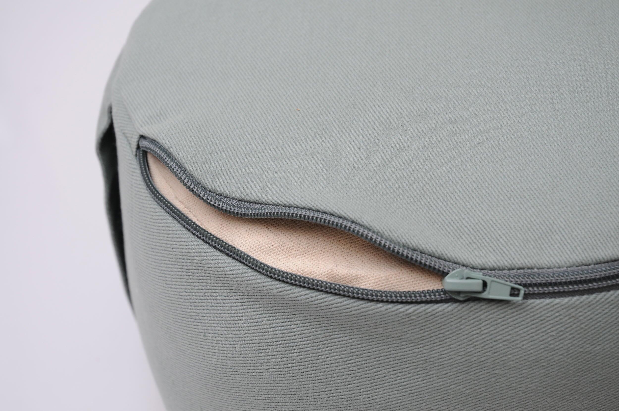 Meditationskissen rund - organic cotton - ø 30cm x 15cm 6/6