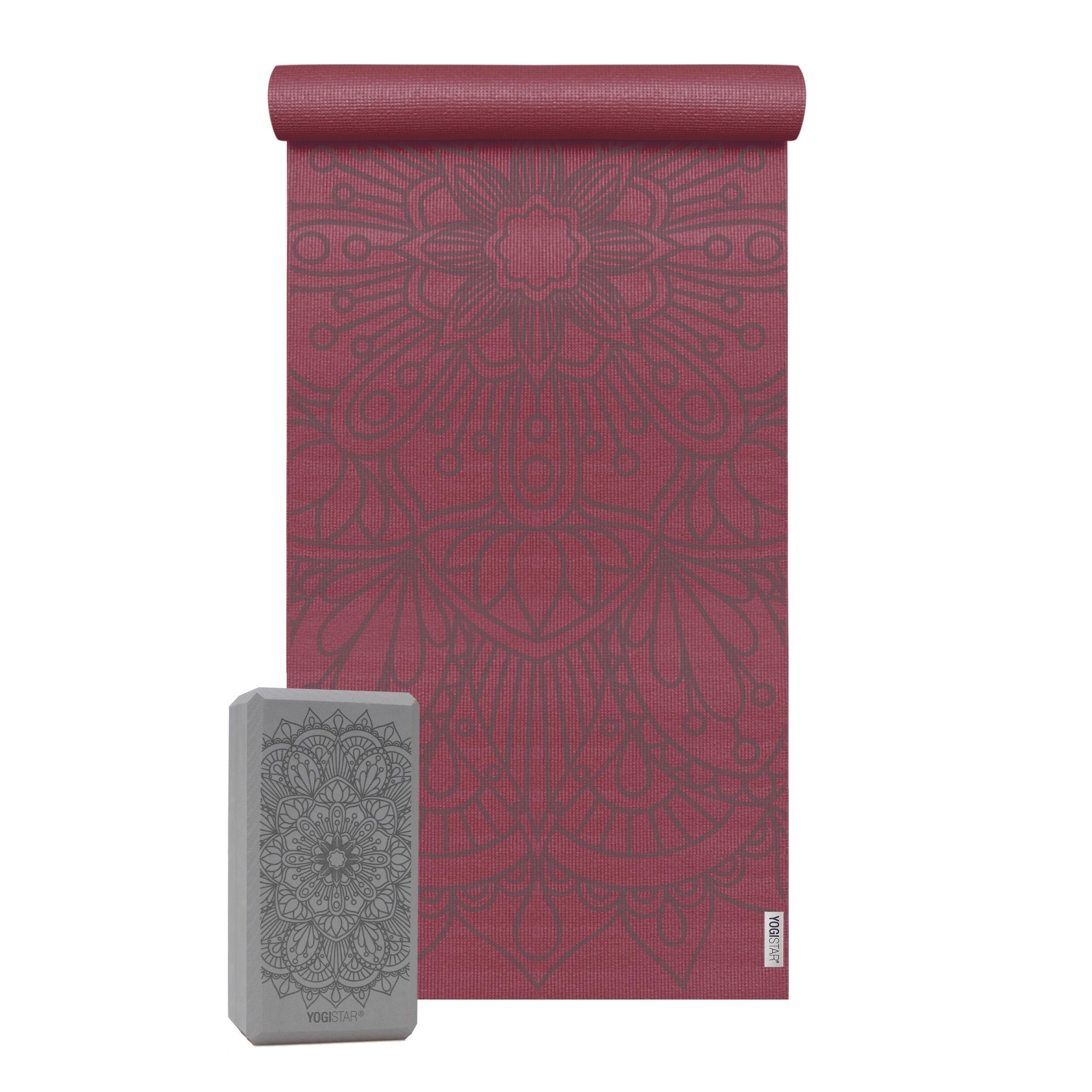 Yoga-Set Starter Edition - lotus mandala (Yogamatte + 1 Yogablock) 5/5