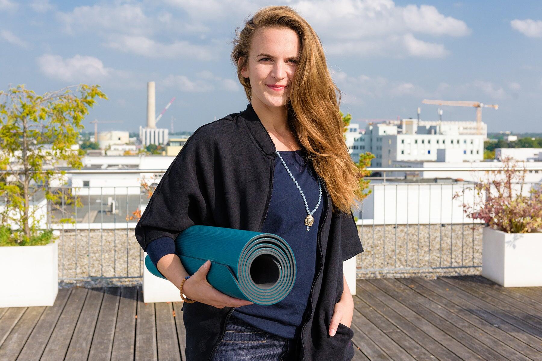 Yoga-Poncho "Reese" - anthrazit 5/5
