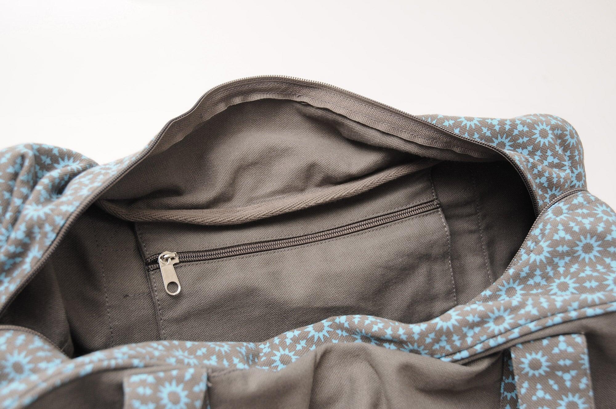 Yogatasche twin bag - take me two - taupe/turquoise 6/6