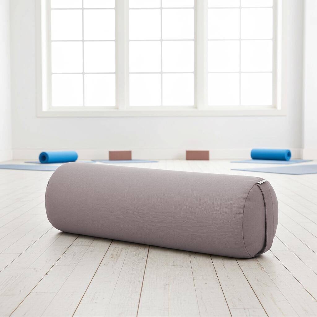Yoga-Bolster yin - rund - Samtosha - organic cotton 5/6