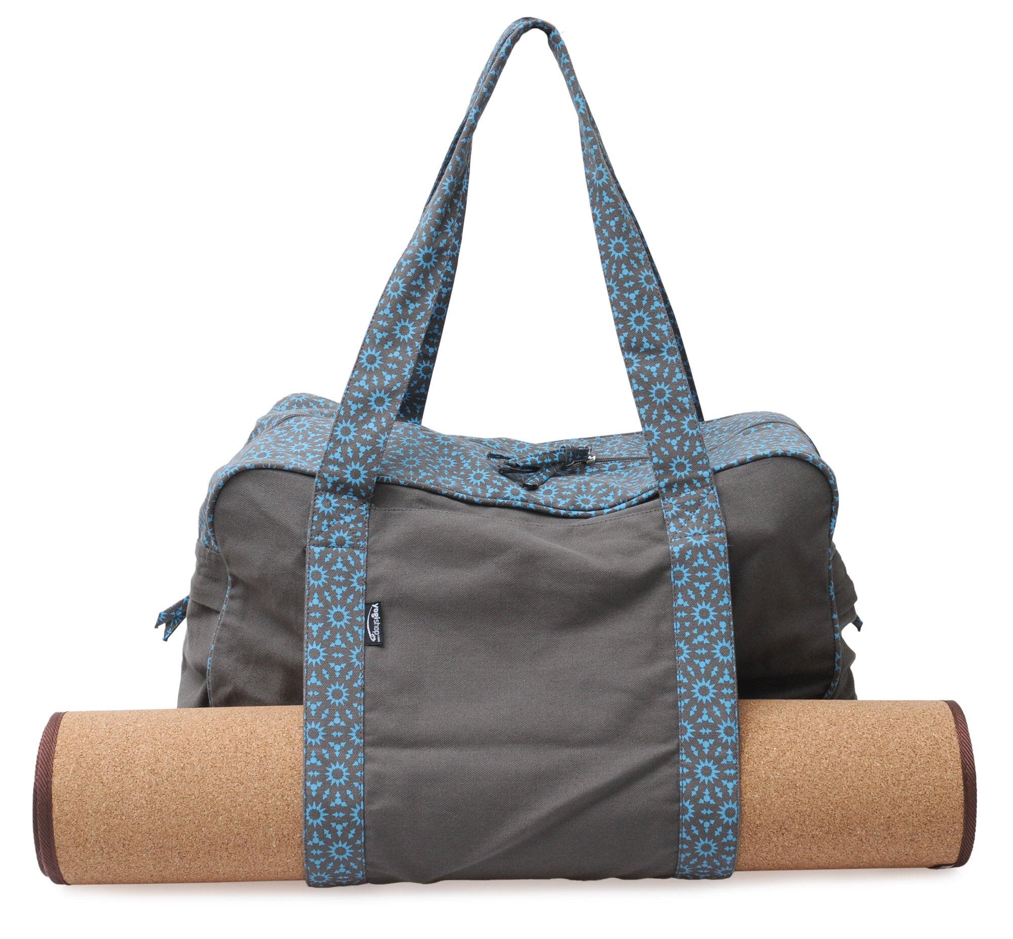 Yogatasche twin bag - take me two - taupe/turquoise 4/6