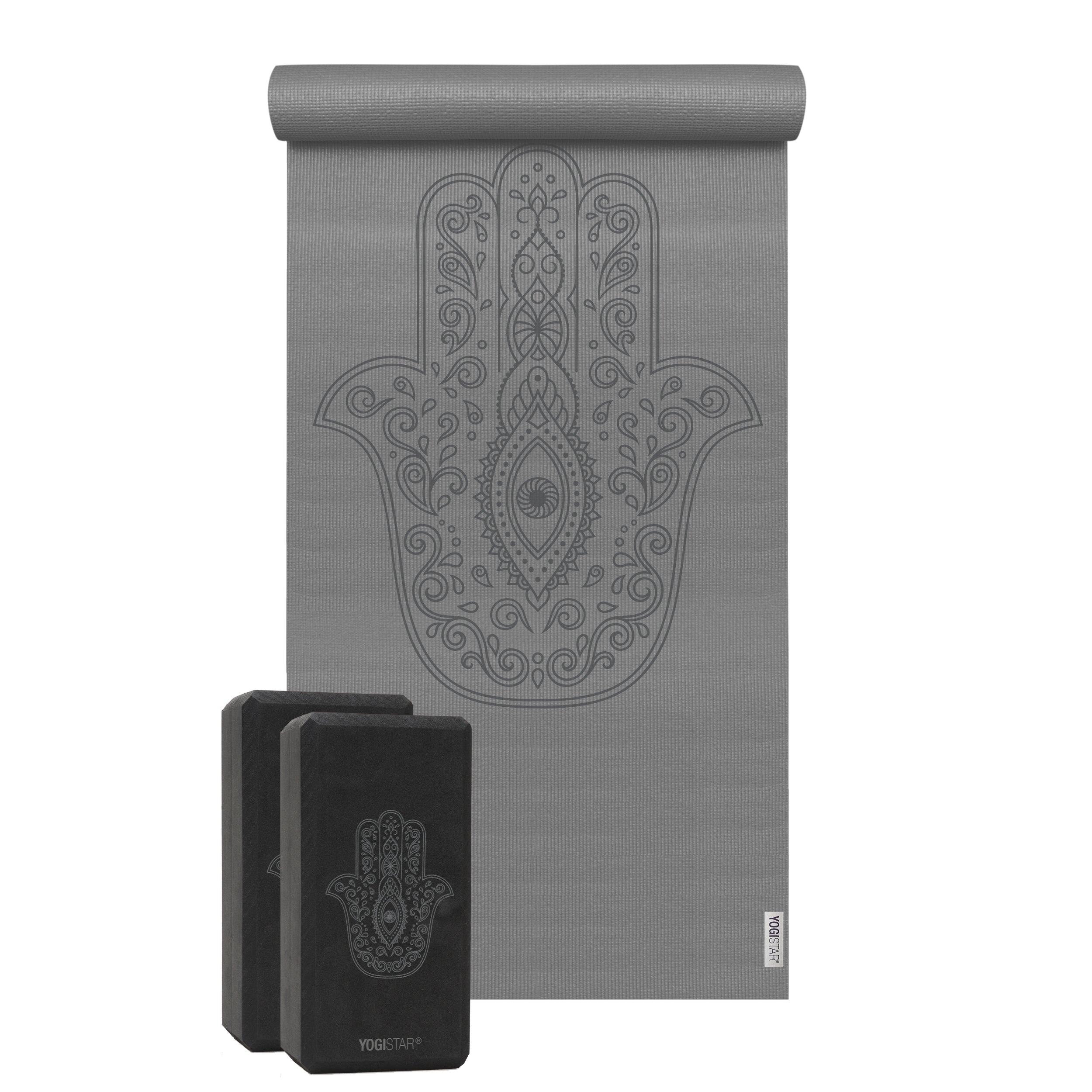 Yoga-Set Starter Edition - hand of fatima (Yogamatte + 2 Yogablöcke) 3/4