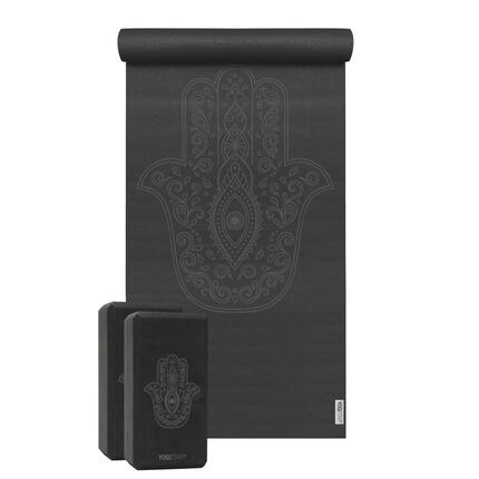Yoga-Set Starter Edition - hand of fatima (Yogamatte + 2 Yogablöcke)