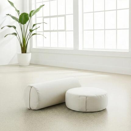 Yoga-Set Ananda (Meditationskissen Dhyana + Yoga-Bolster Samtosha)
