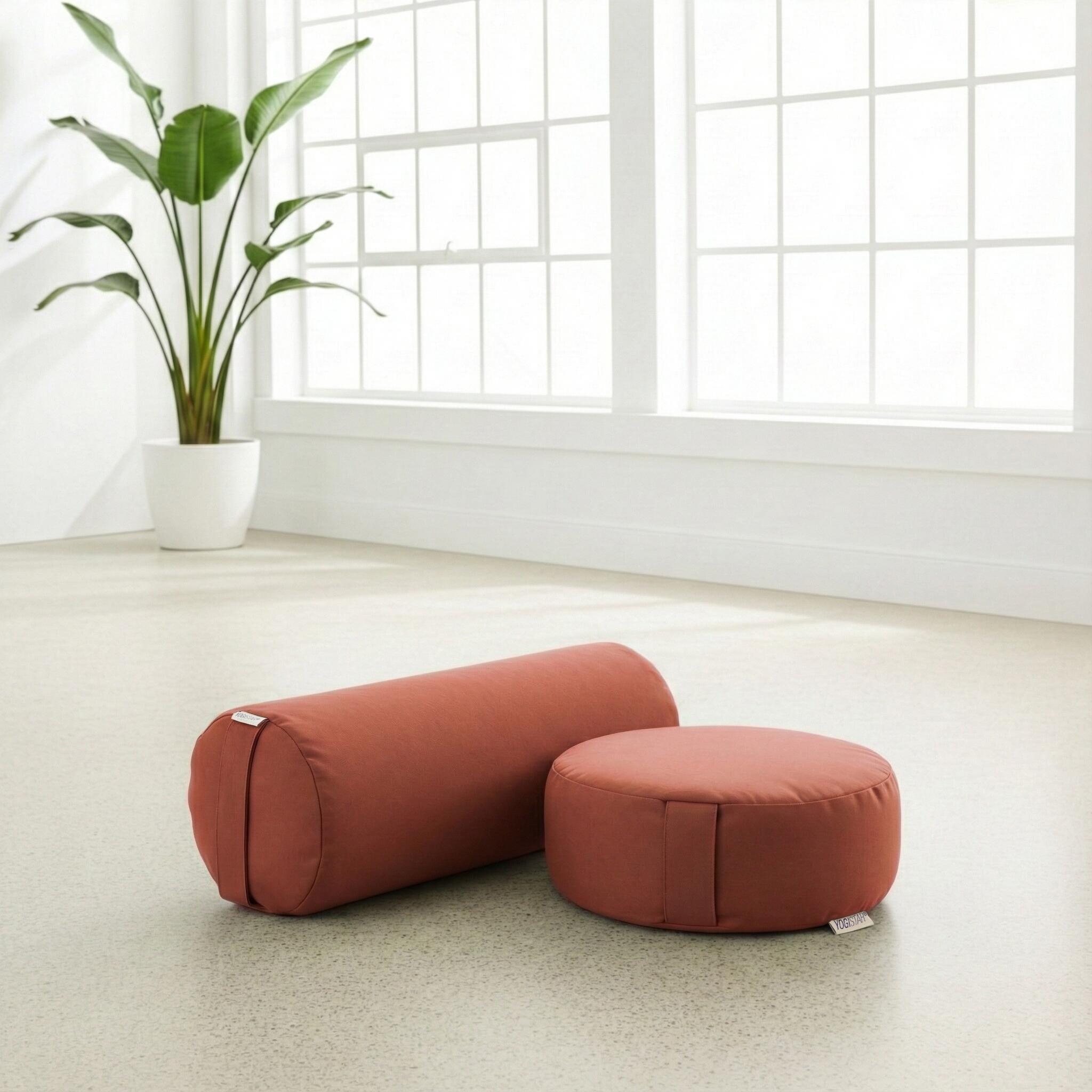 Yoga-Set Ananda (Meditationskissen Dhyana + Yoga-Bolster Samtosha) 4/6