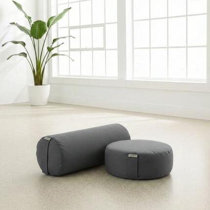 Yoga-Set Ananda (Meditationskissen Dhyana + Yoga-Bolster Samtosha)