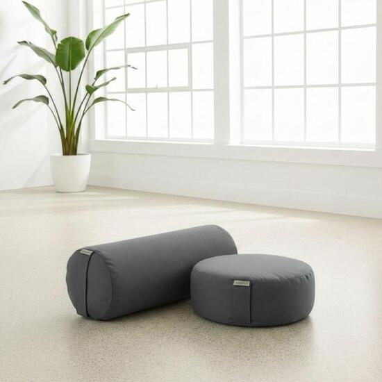 Yoga-Set Ananda (Meditationskissen Dhyana + Yoga-Bolster Samtosha)