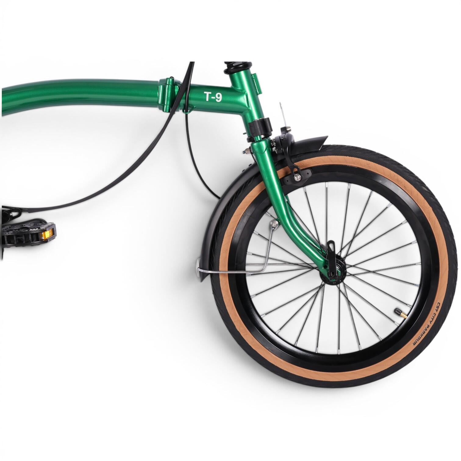 Hachiko T9 Chromoly Steel Trifold Bicycle | 16