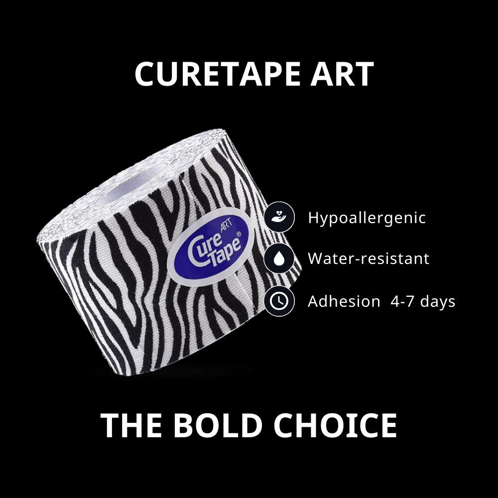 Kinesiotape CureTape® SPORTS Art Zebra 2/6