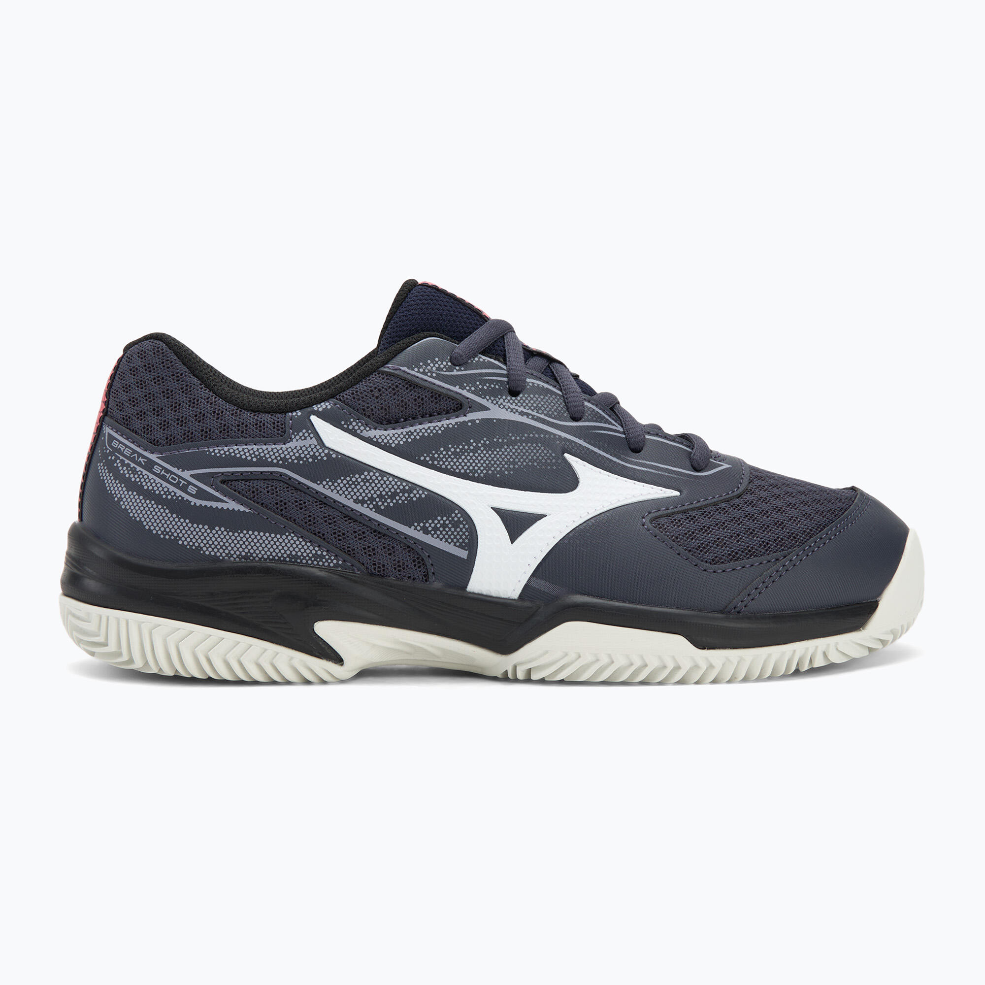Buty do tenisa Mizuno Break Shot 5 CC odyssey gray/white/blue granite