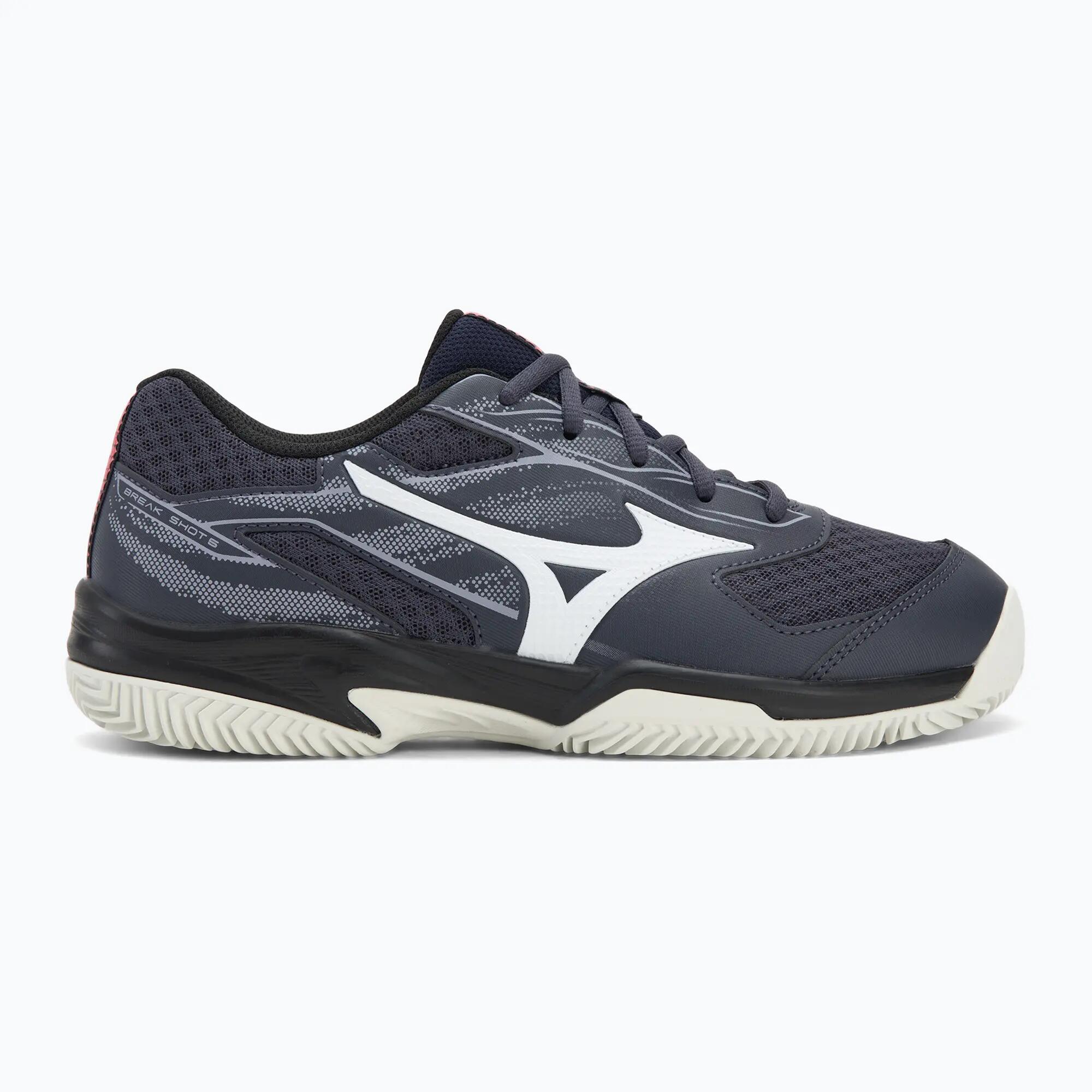 Buty do tenisa Mizuno Break Shot 5 CC odyssey gray/white/blue granite 2/7