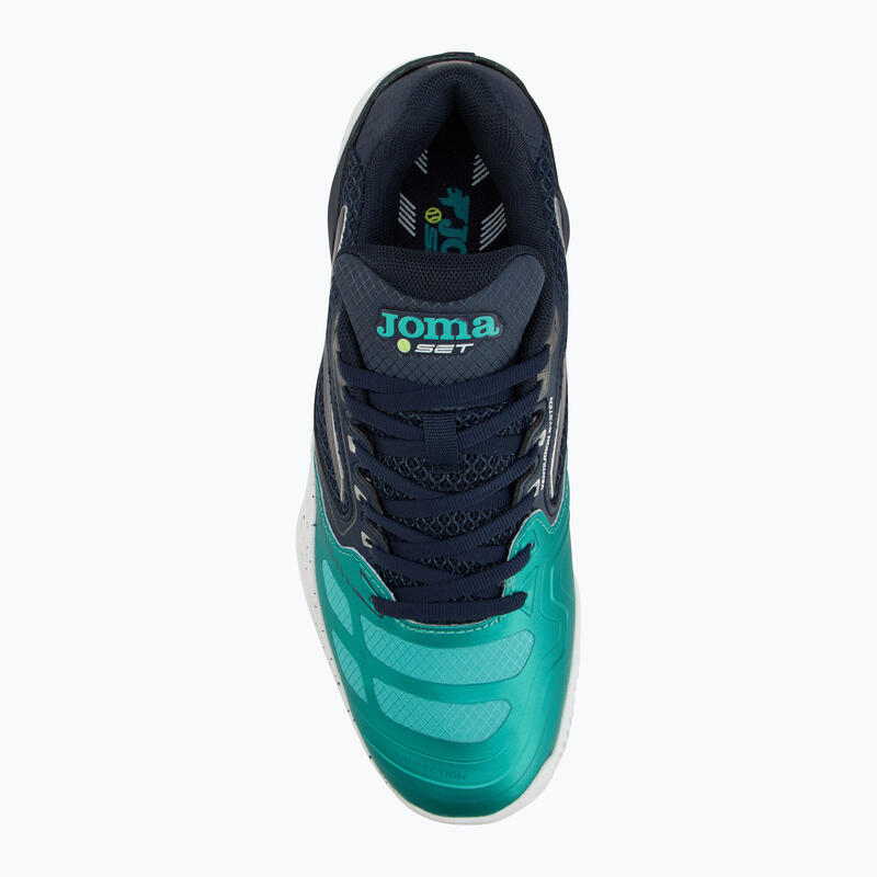 Încălțăminte de tenis pentru bărbați Joma Set C turcoaz/ albastru închis