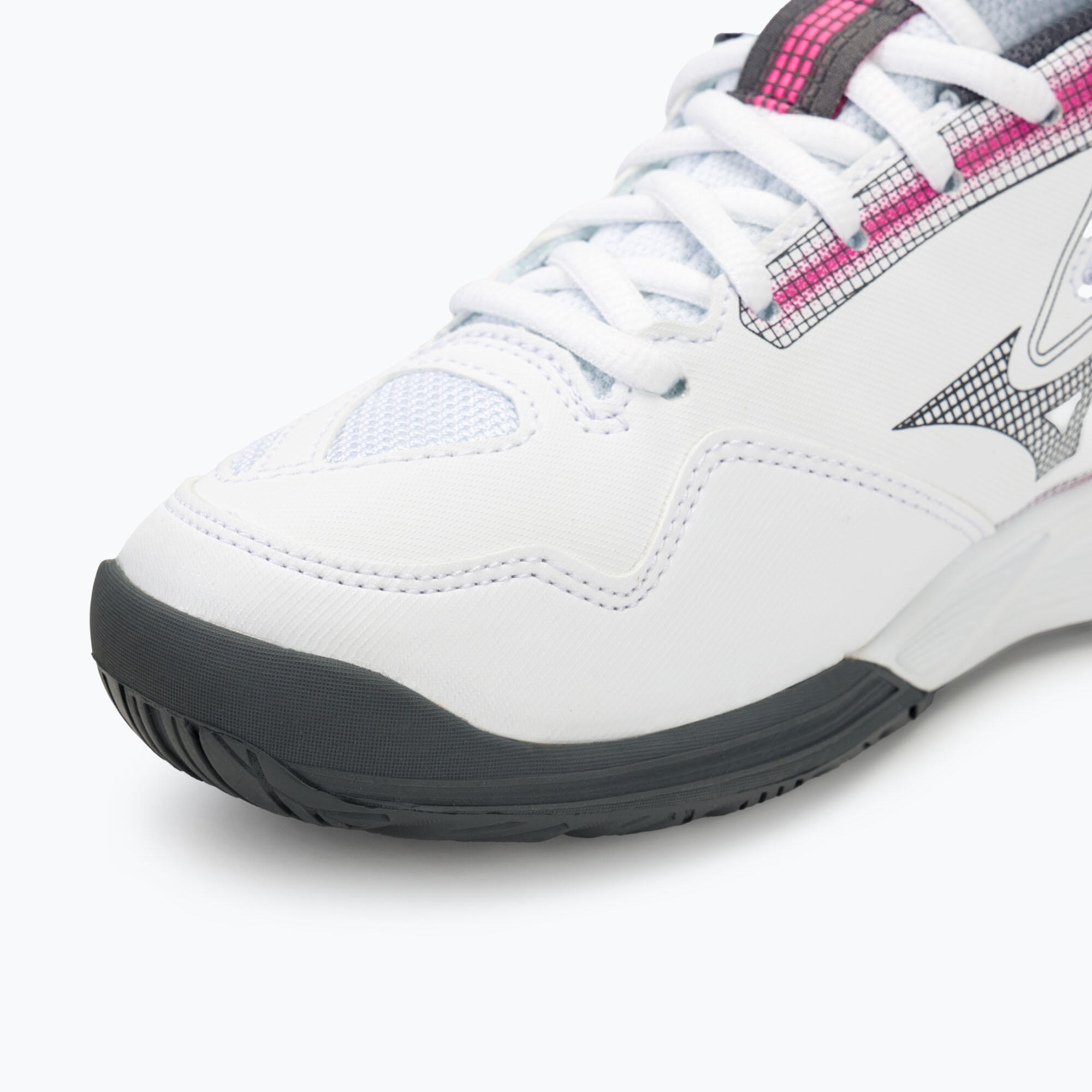 Buty do tenisa damskie Mizuno Break Shot 4 AC white/pink tetra/turbulence 7/7