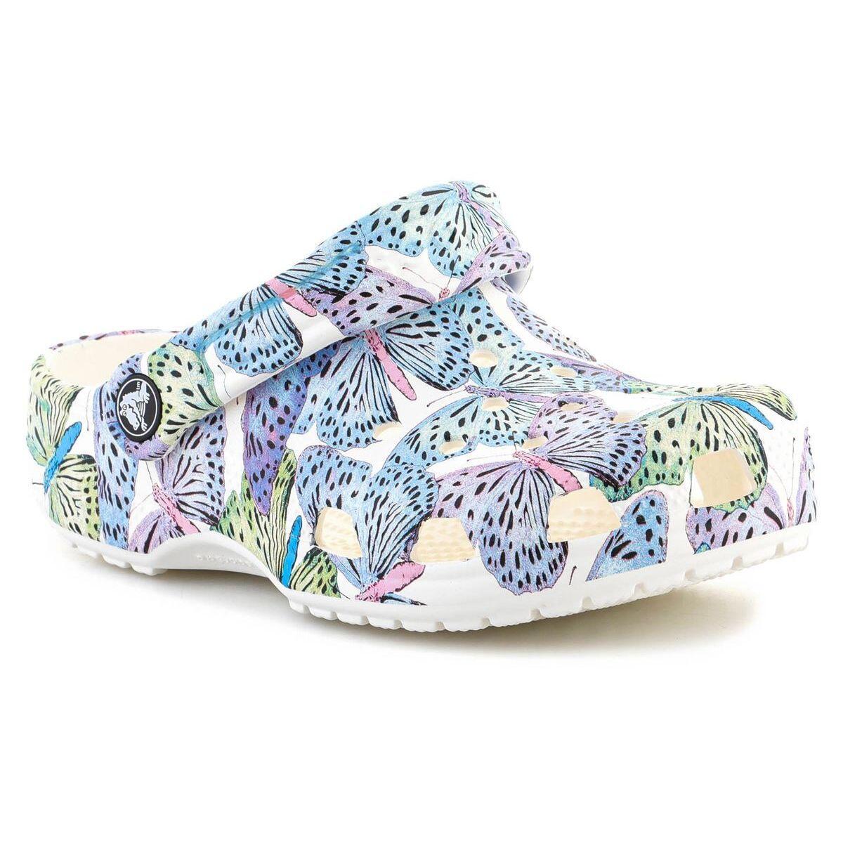 Sandales Crocs CLASSIC BUTTERFLY CLOG K Blanc 2/5
