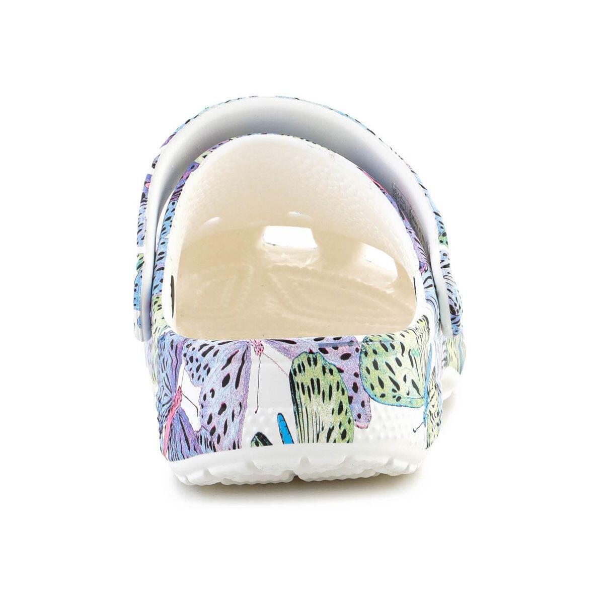 Sandales Crocs CLASSIC BUTTERFLY CLOG K Blanc 4/5