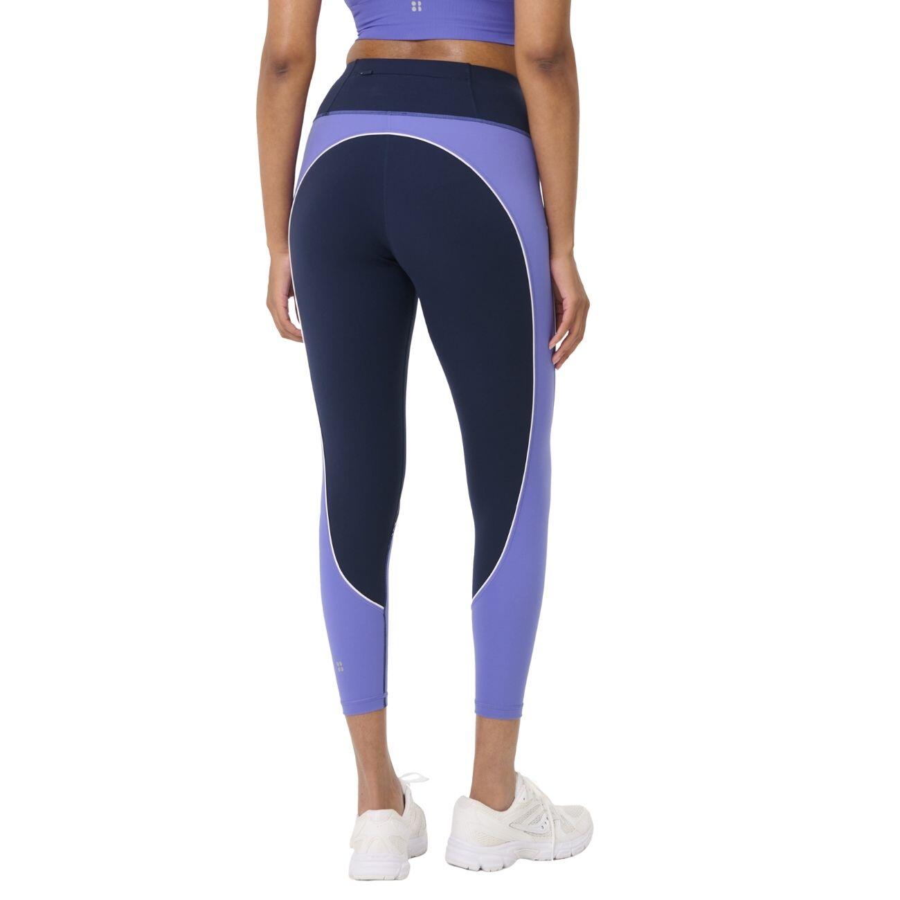 SWEATY BETTY Sweaty Betty Power 7/8 Colourblock Workout Leggings  MARINEBLAUW 3/7