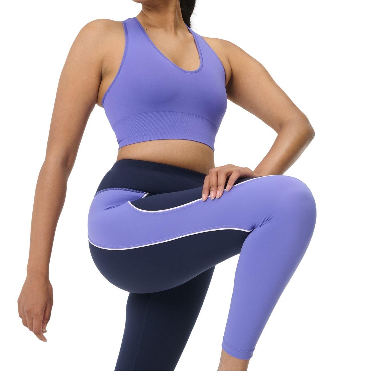 SWEATY BETTY Sweaty Betty Power 7/8 Colourblock Workout Leggings  MARINEBLAUW 5/7