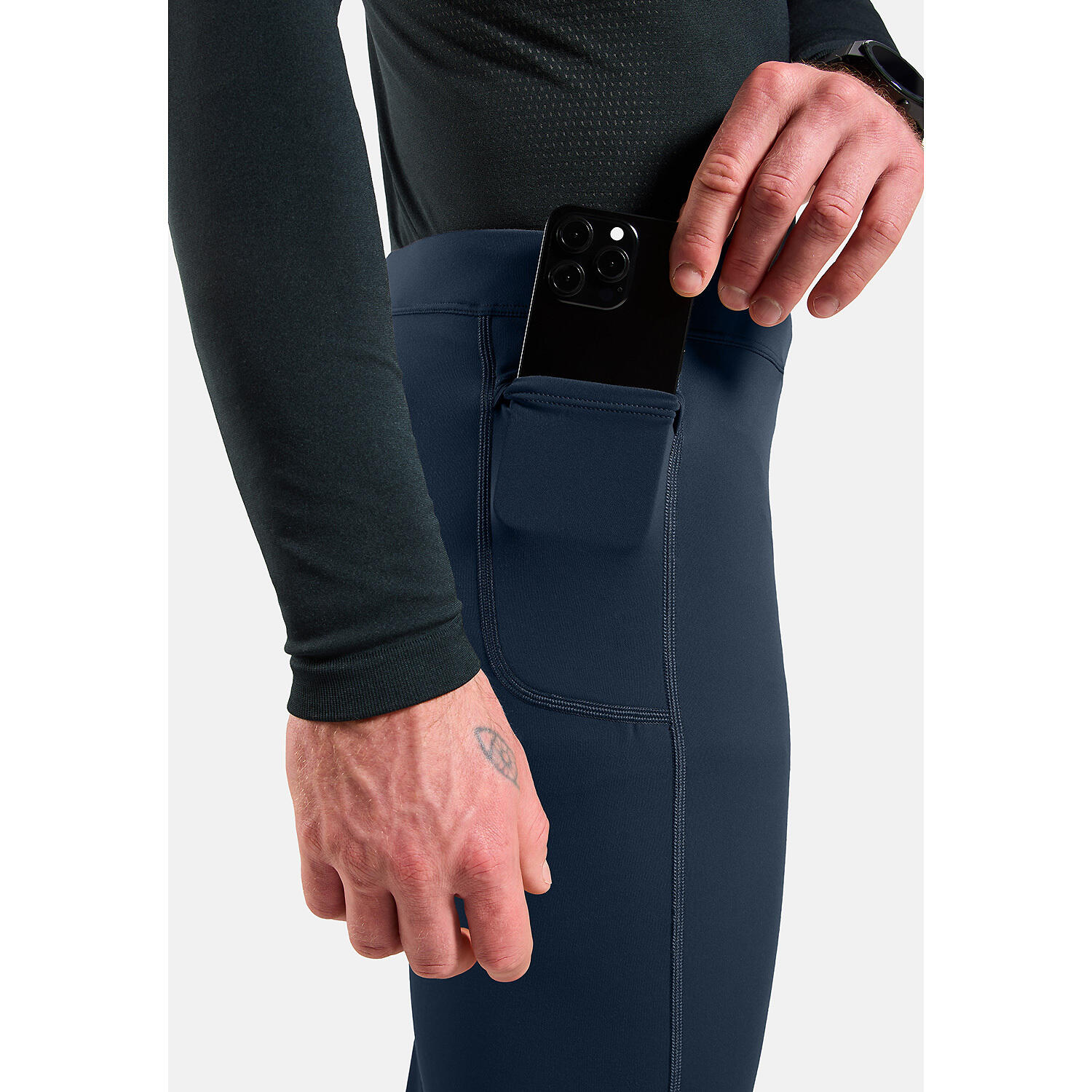 Legginsy Odlo Tights ESSENTIAL WARM 5/6