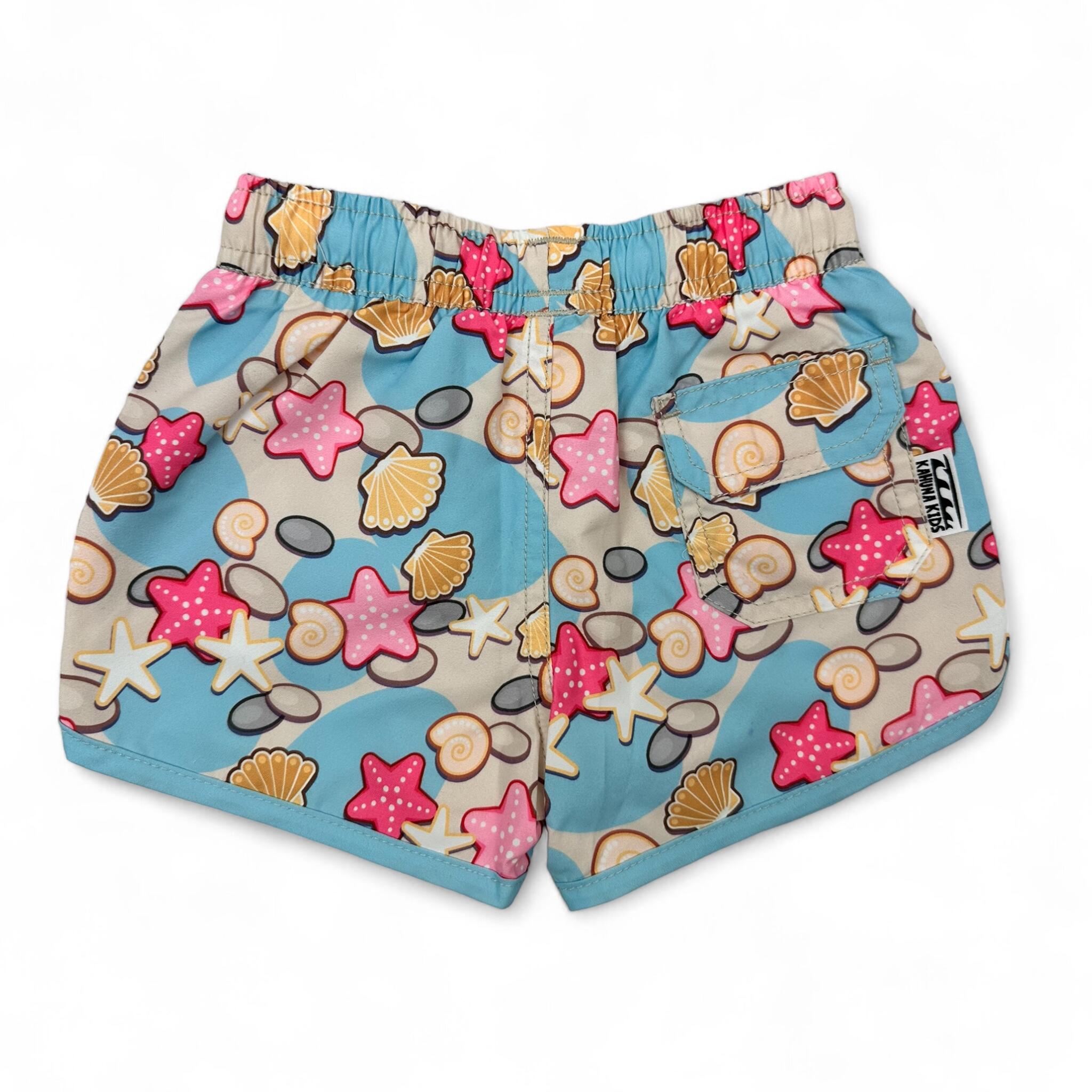 Mädchen Surfen/Schwimmen Boardshorts Premium Ozeanfreundlich Sandy Beach 5/6