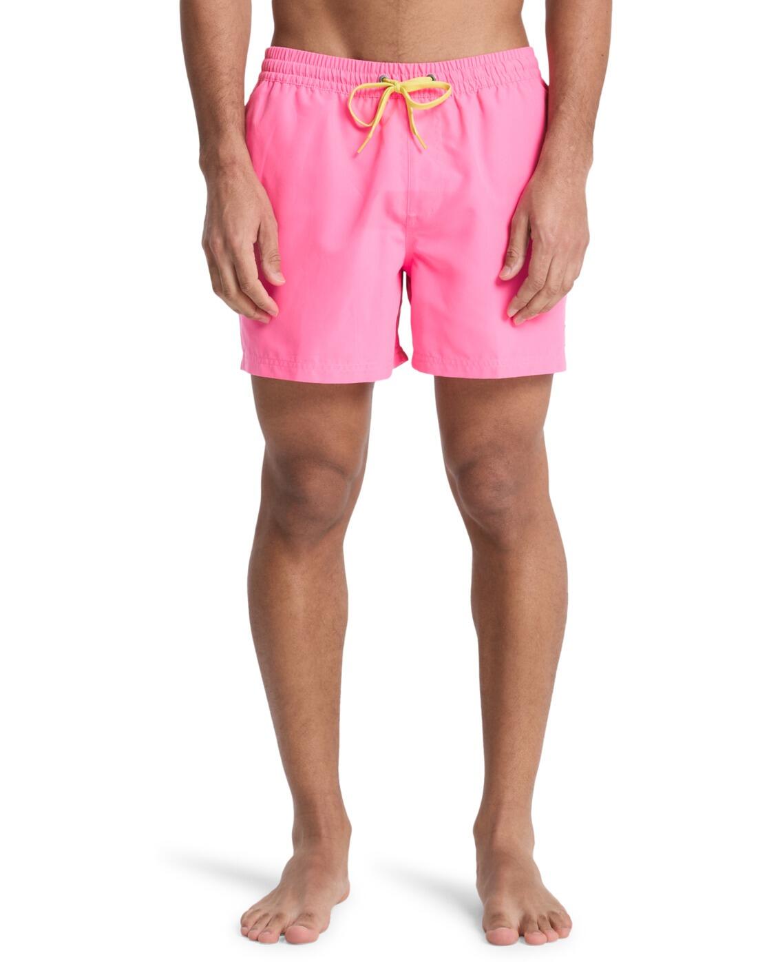 Short de bain EVERYDAY SOLID VOLLEY 15" Rose Homme 2/4