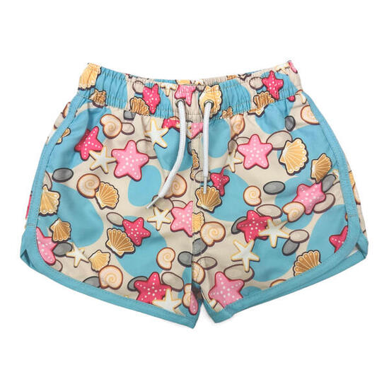Boardshorts Surf/Natation Filles Premium Respectueux de l'Océan Sandy Beach