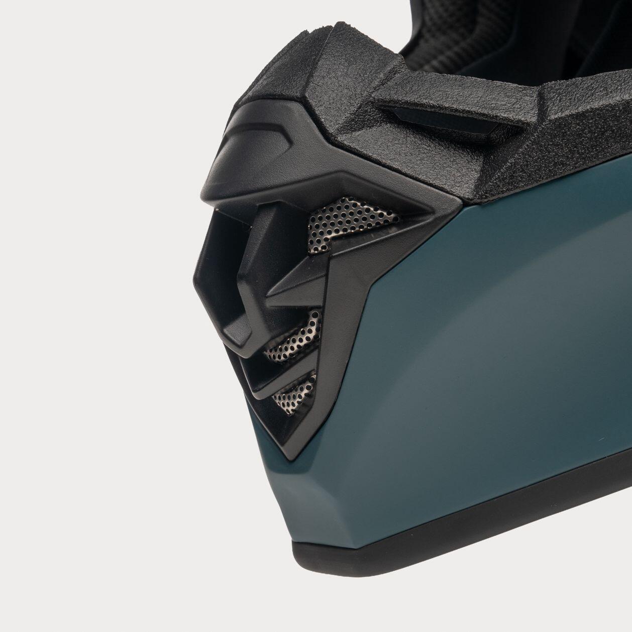 MOTOBLOUZ Casque intégral VTT / Trottinette / Motocross ARGESS ABYSS Bleu 5/7