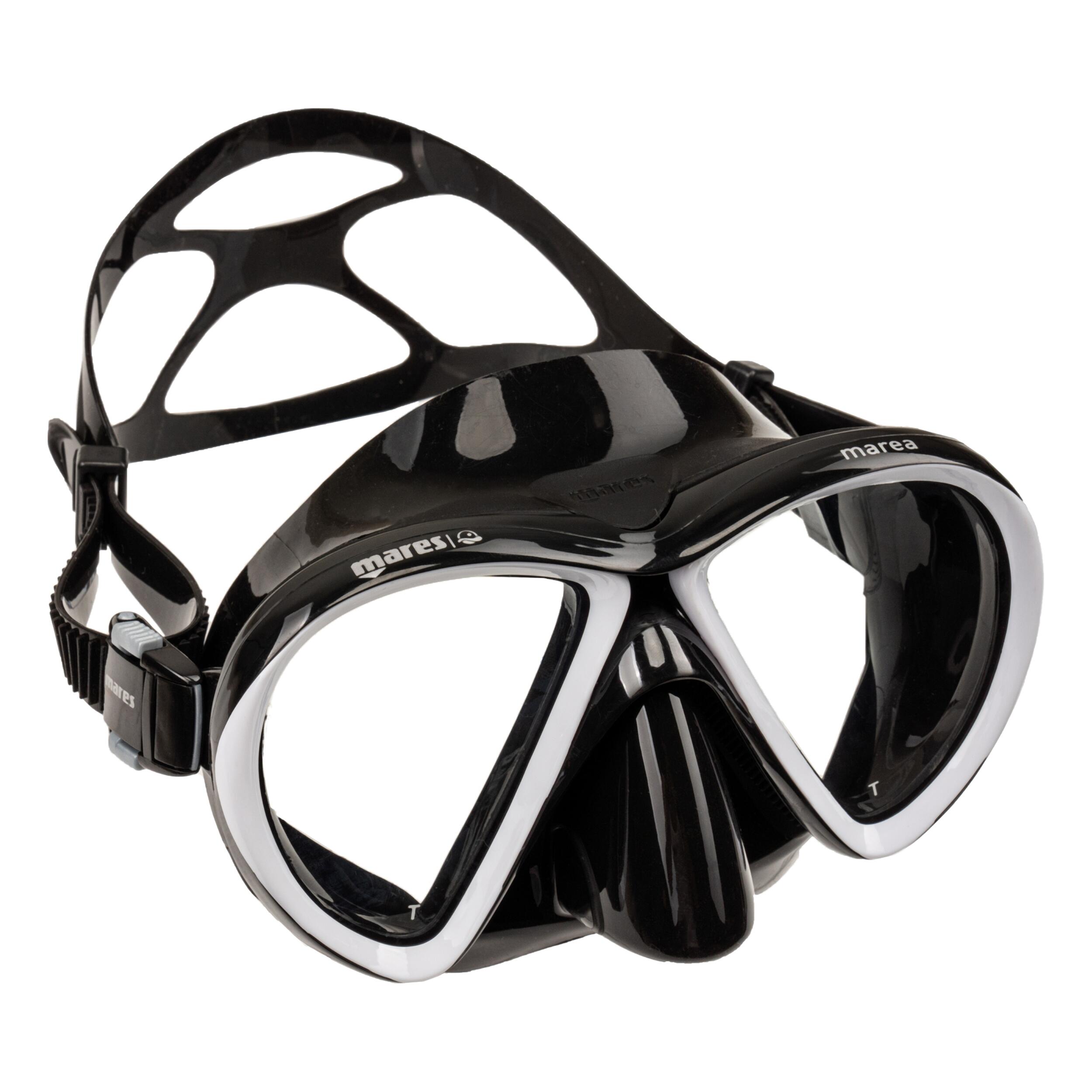 Snorkelcombo Volwassenen Marea Masker Siliconen EZ Adjust Snorkel Semi-Droog 2/6