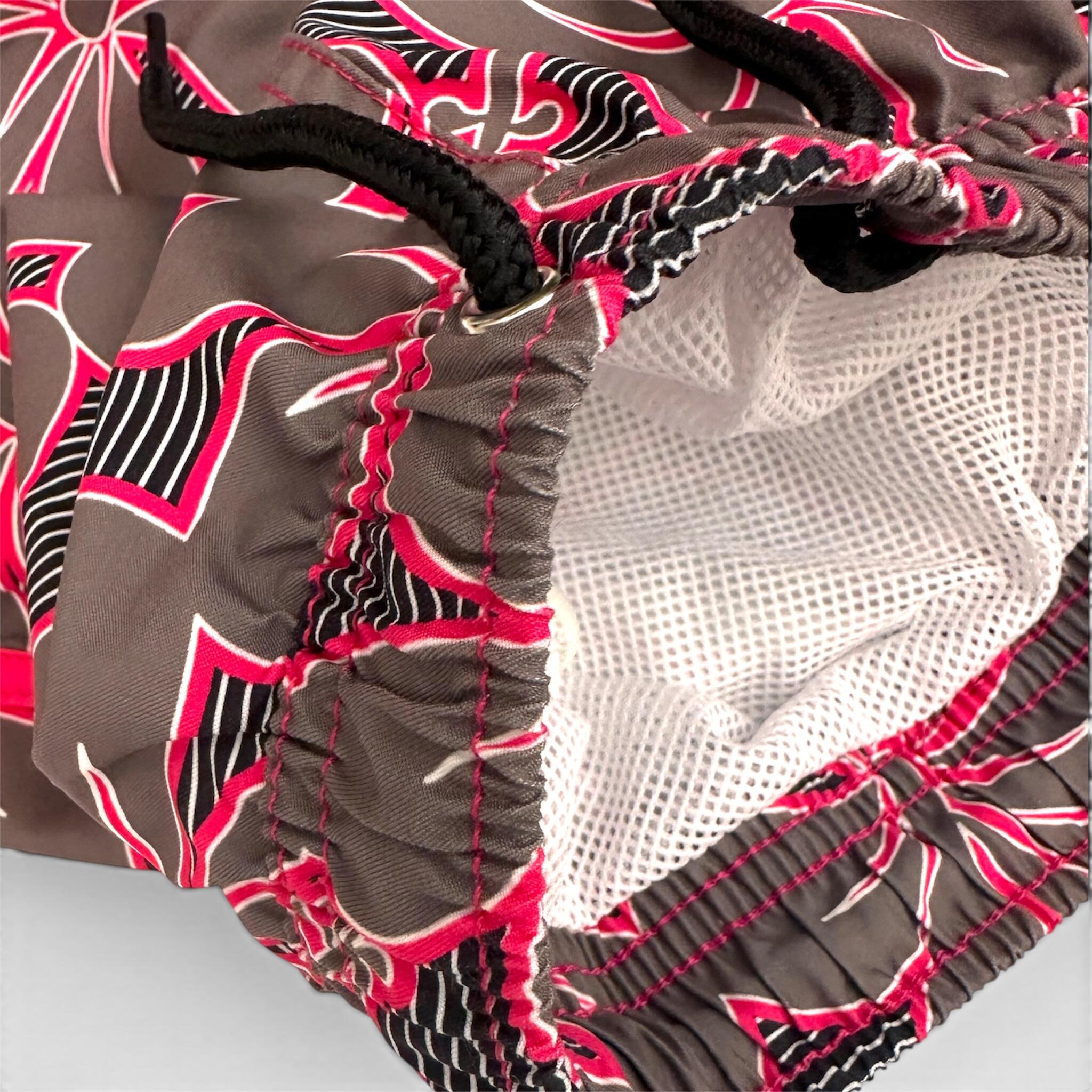 Mädchen Surfen/Schwimmen Boardshorts Premium Ozeanfreundlich Grey Hibiscus 6/6