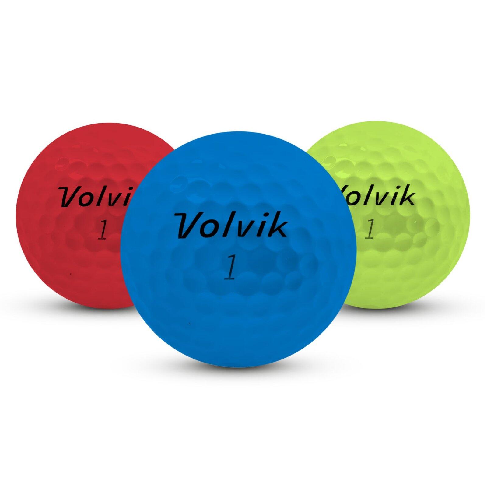 Segunda Vida - 25 Bolas de Golf Volvik Mix Colour Mate -A- Excelente estado 2/3