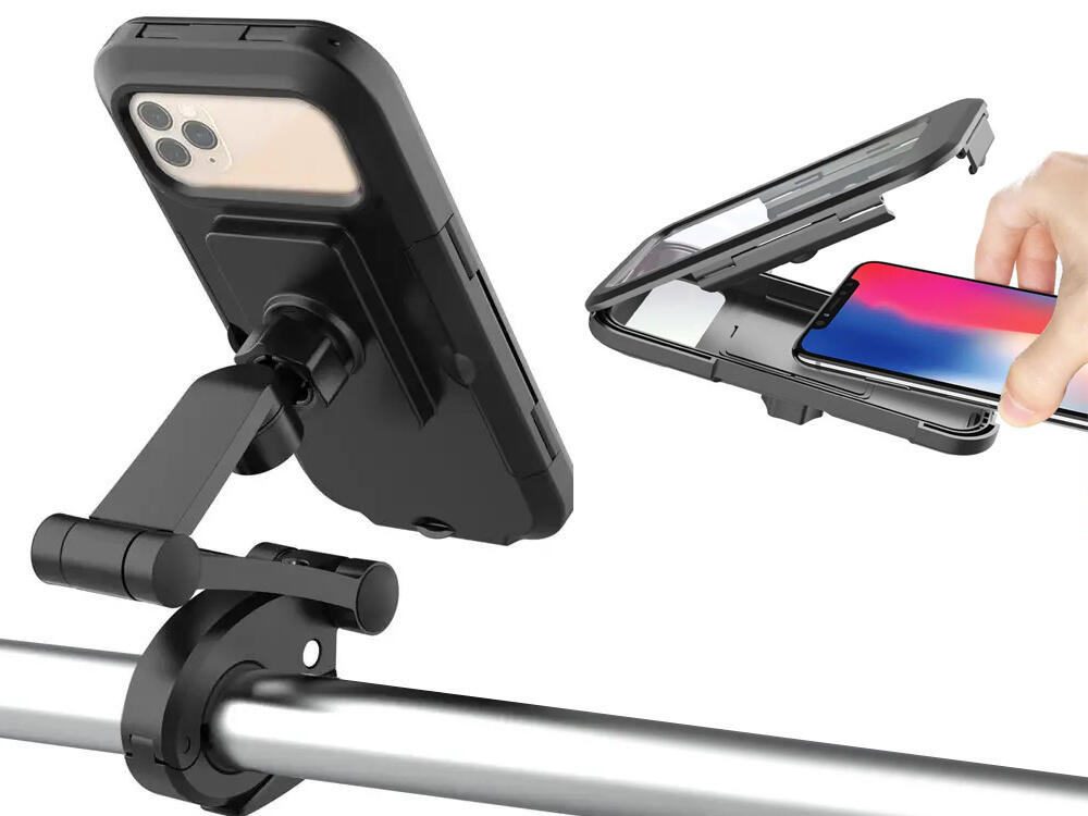 Soporte Para Móvil Para Bicicleta Giratorio 360° Universal Negro 3/7