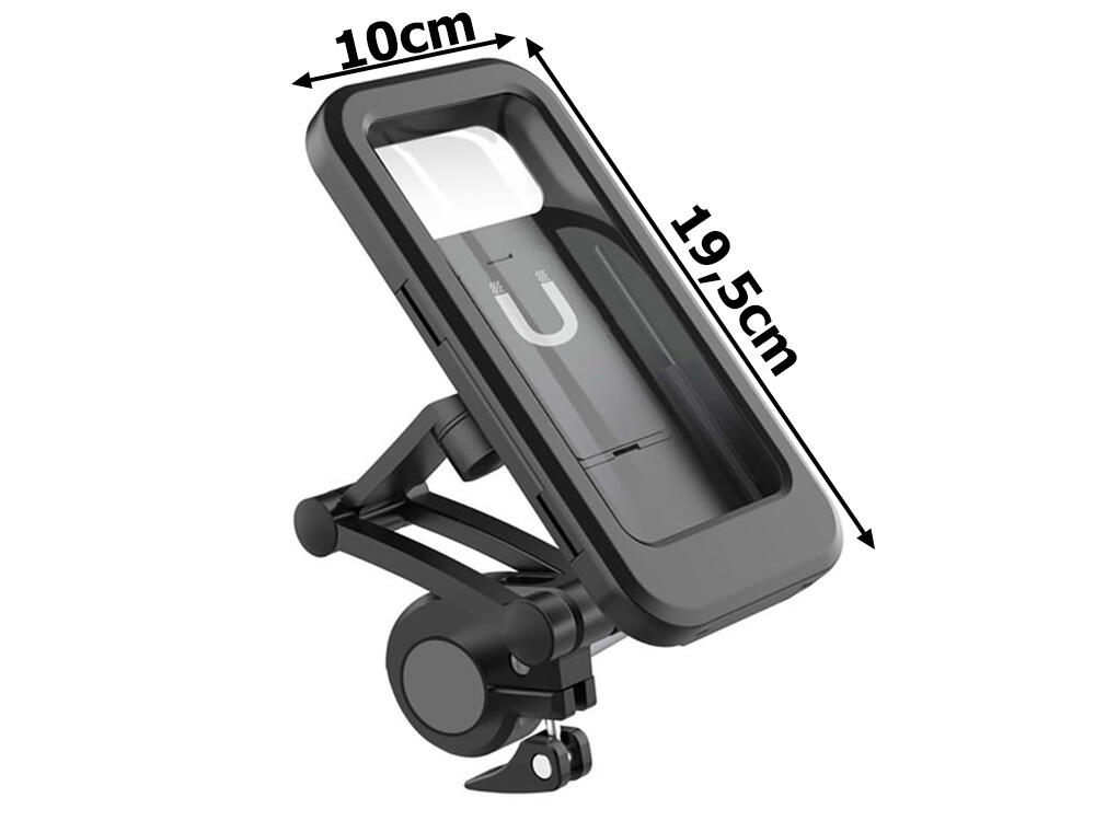 Soporte Para Móvil Para Bicicleta Giratorio 360° Universal Negro 6/7