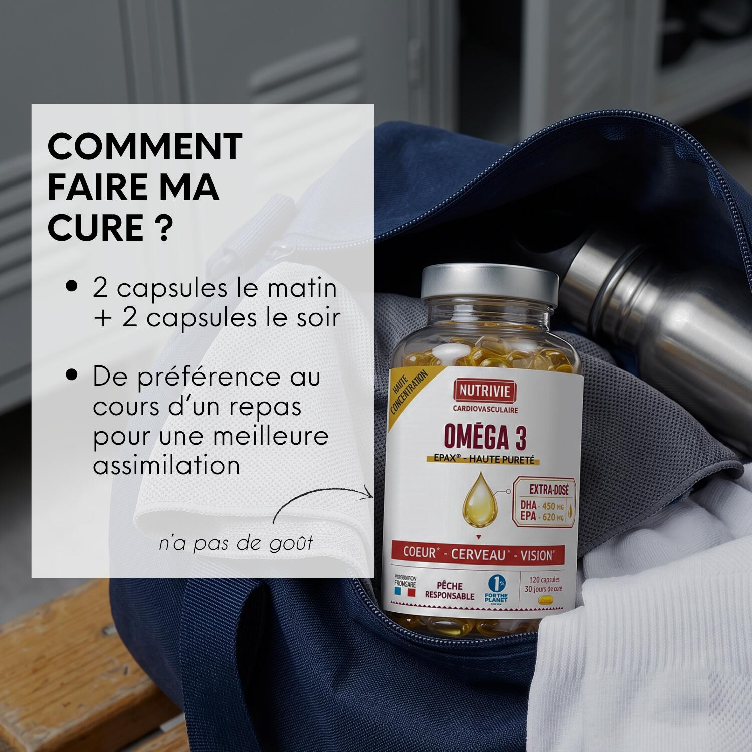 Oméga 3 – EPAX - 1mois - Récupération Musculaire et Santé Cardiovasculaire 4/5