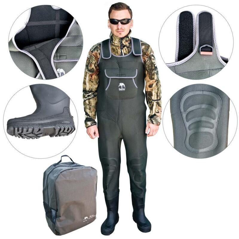 Behr Neopren Wathose Comfort Plus Größe 44 2/6