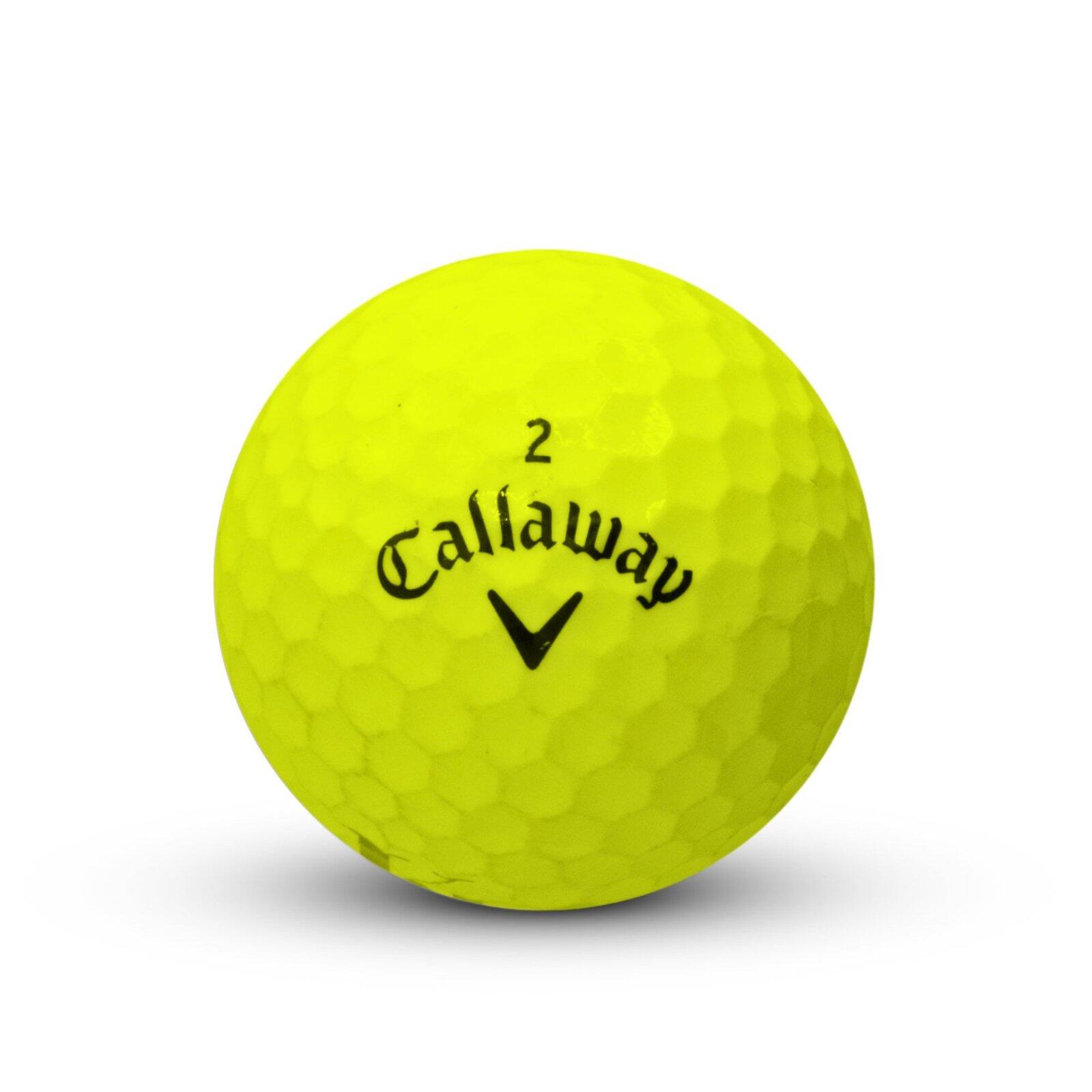 Segunda Vida - 25 Bolas de Golf Callaway Warbird Yellow -B- Muy buen estado 2/3