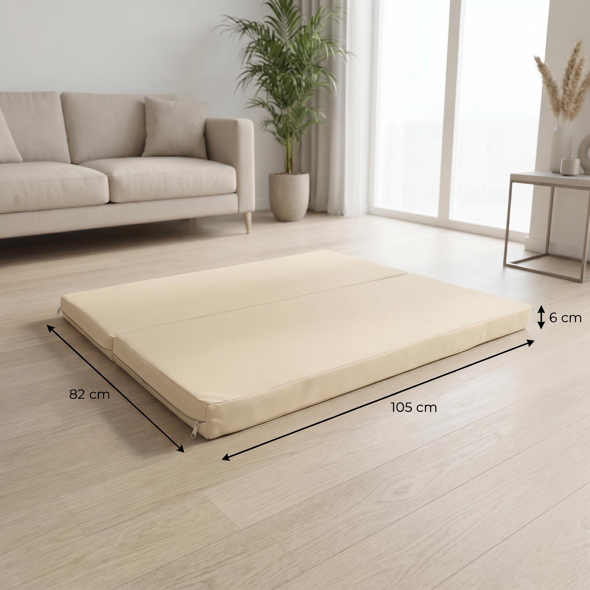 Turnmatte 105 x 82 x 6 cm Weichbodenmatte klappbar Jeflex 2/6