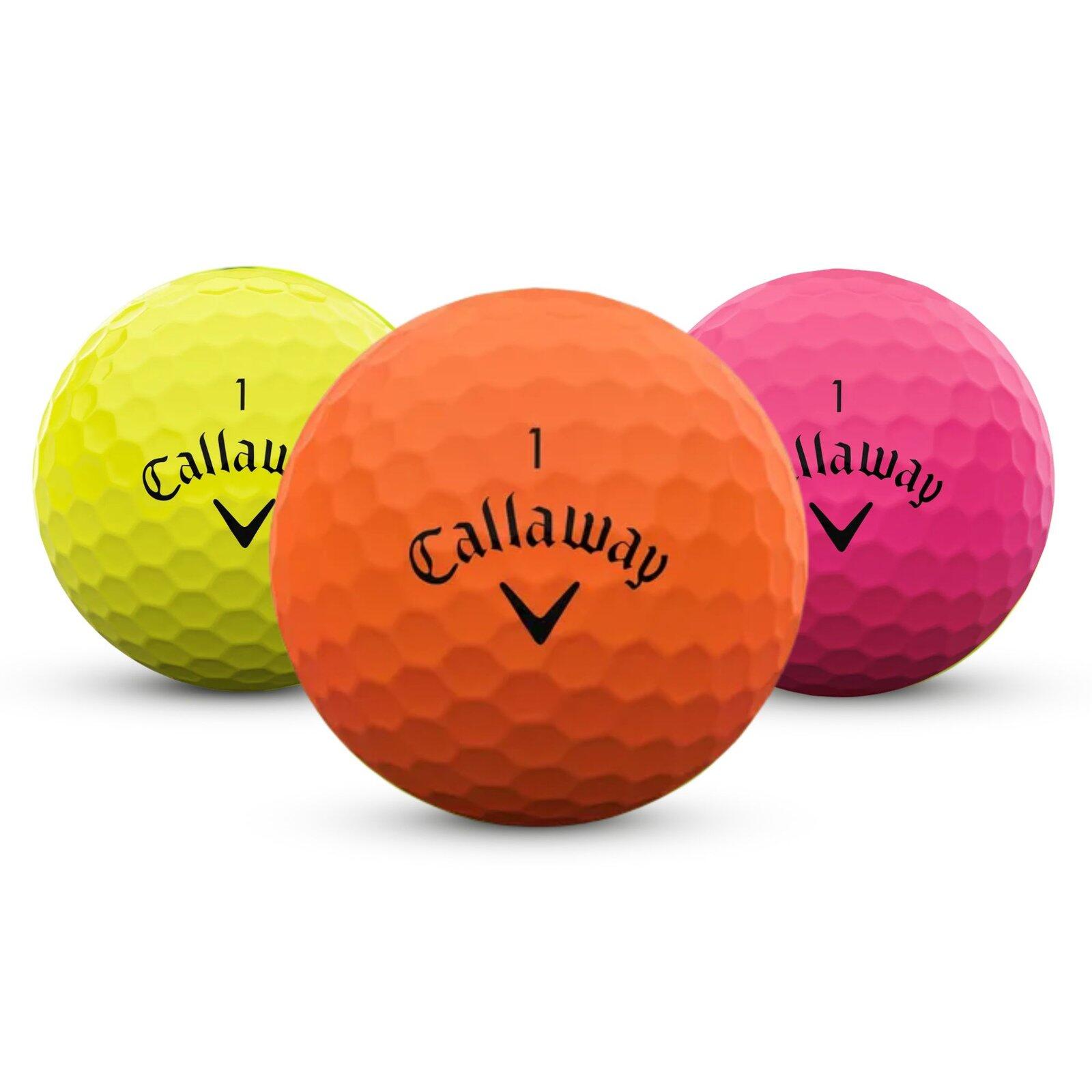 Segunda Vida - 25 Bolas de Golf Callaway Supersoft Colour -B- Muy buen estado 2/3