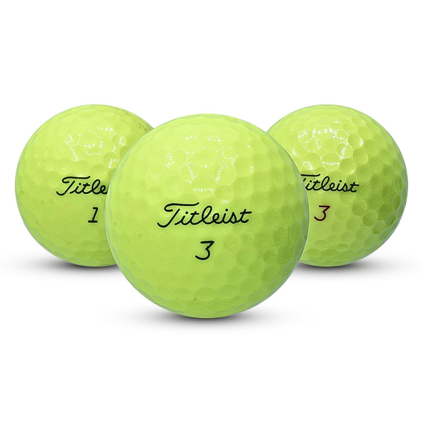 Segunda Vida - 25 Bolas de Golf Titleist Mix Yellow -B- Muy buen estado 2/3