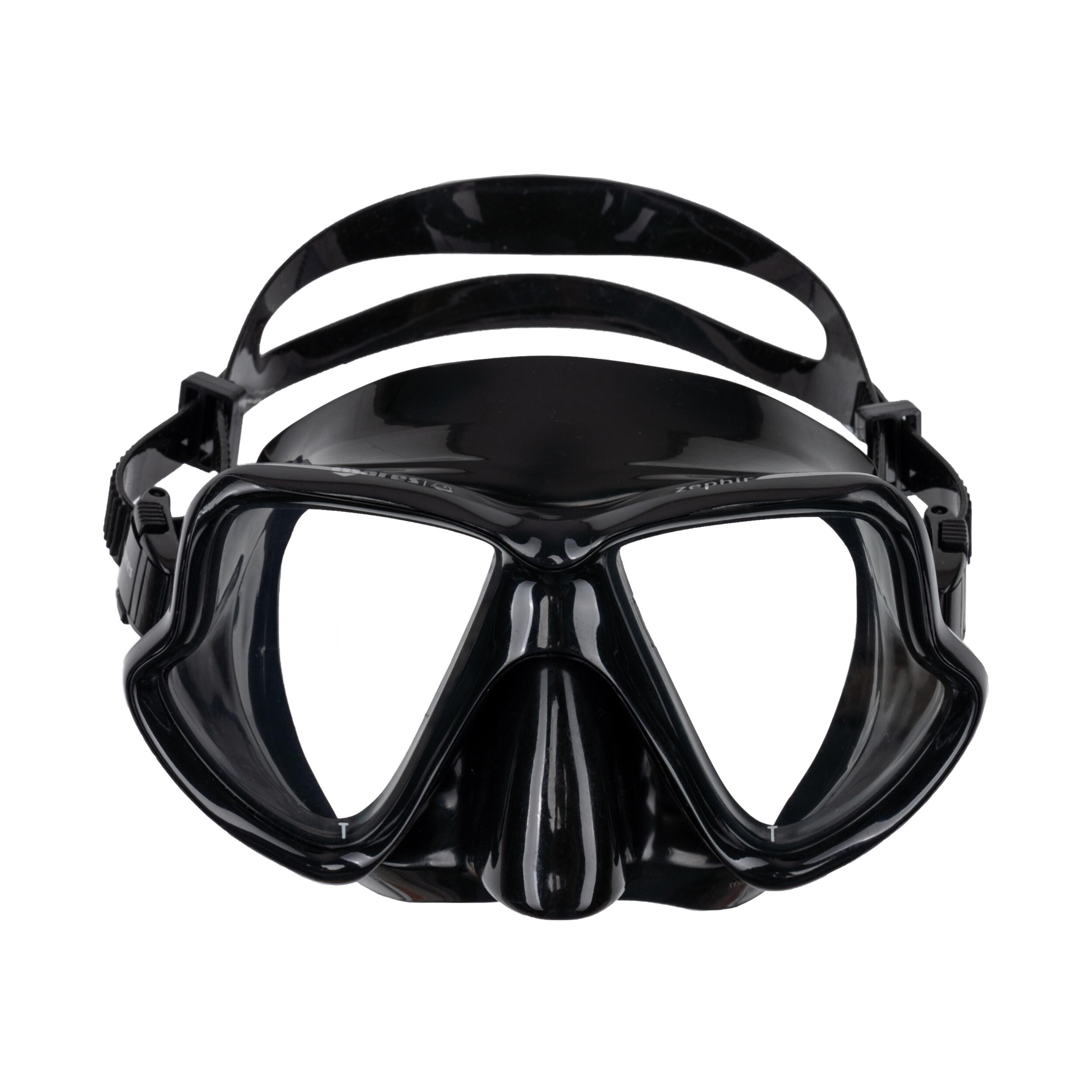 Combo Snorkeling Adulto Zephir Máscara Ergonómica Tubo Semi-Seco 2/5