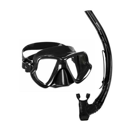 Combo Snorkeling Adulte Zephir Masque Ergonomique Tuba Semi-Dry