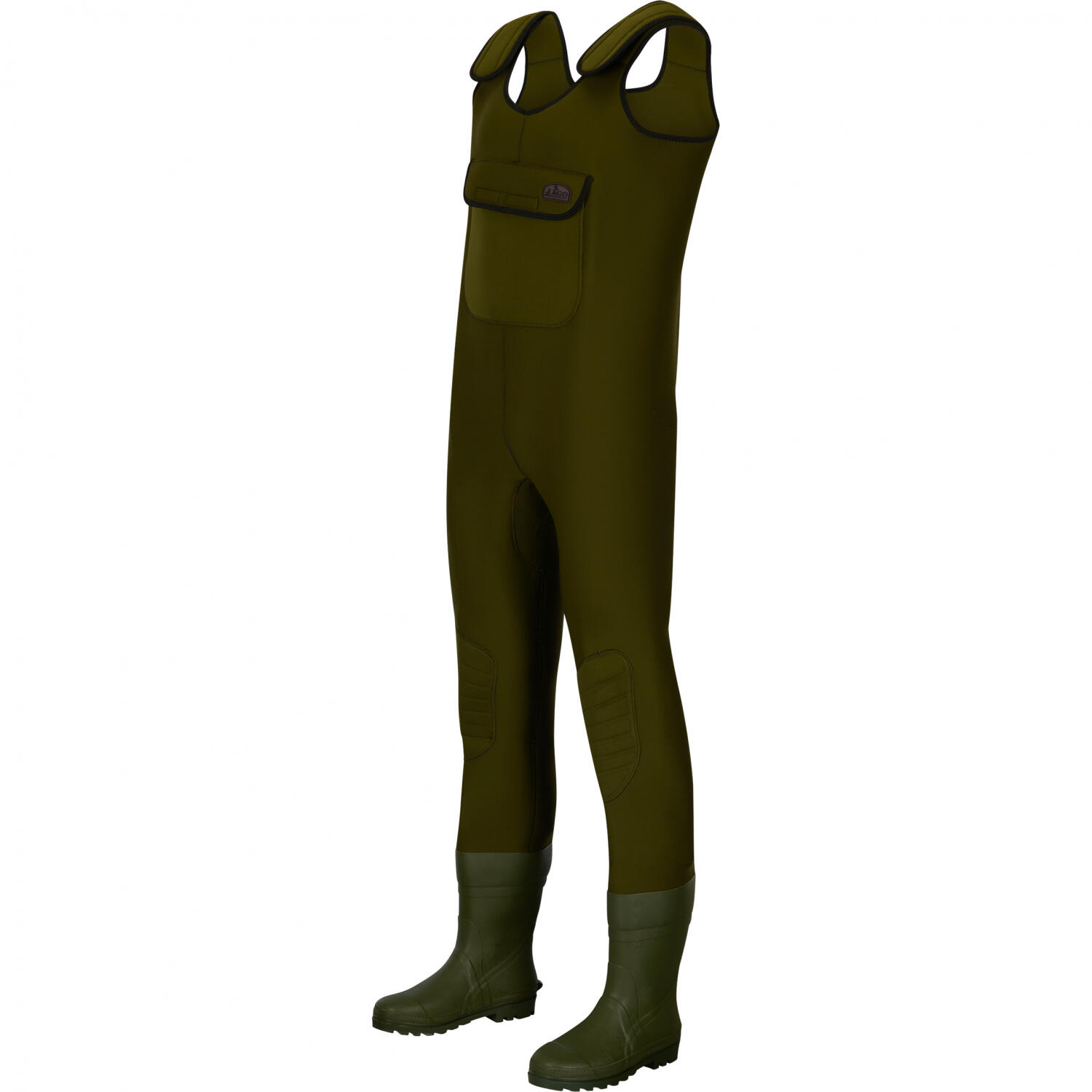 il Lago Prestige Neopren Wathose Herren (Oliv) Größe 47 2/4