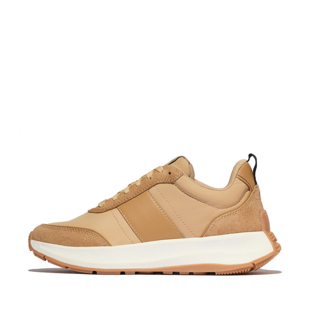 FITFLOP FitFlop F-Mode Flow Sneaker - Nylon & Suede Mix  KAMELMIX 39 3/7