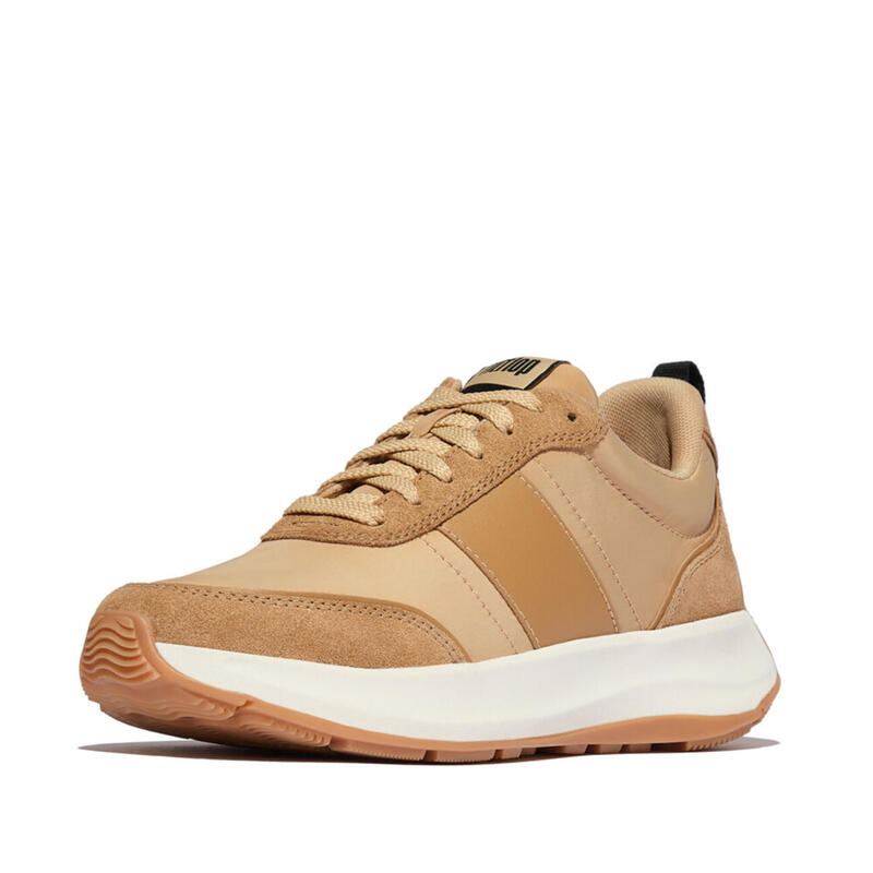 FITFLOP FitFlop F-Mode Flow Sneaker - Nylon & Suede Mix  KAMELMIX 36