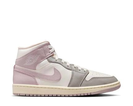 Baskets Jordan modèle Air Jordan 1 Mid W "Particle Rose" pour femmes