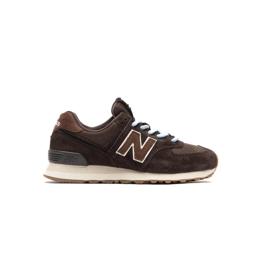 New Balance WMNS 574 Black Coffee - Women's Sport Walking Shoes