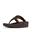 FITFLOP Lulu Lederen Teenslipper - Microwobbleboard-zool technologie  METALLIC