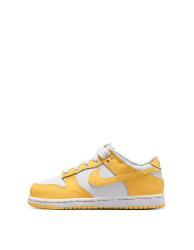 Nike PS Dunk Low - White / Soft Yellow / White 5/5