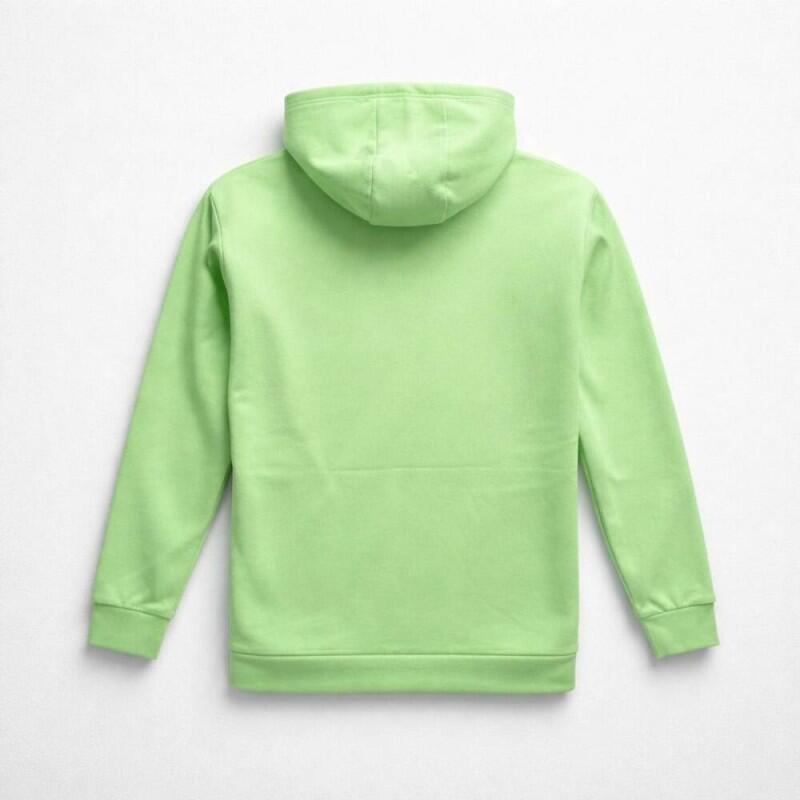 Sudadera junior +8000 Jaquen verde con capucha y cremallera 8240-058 3/4