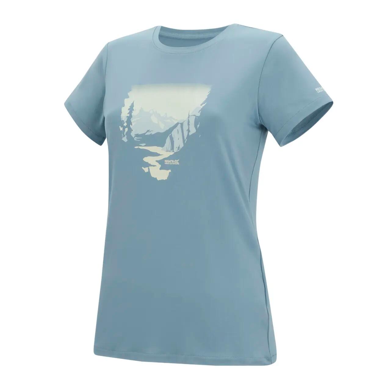 T-shirt stretch femme Regatta Fingal 3/4